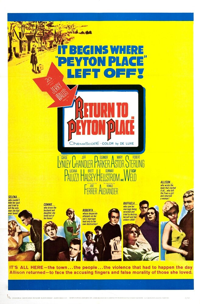 Смотреть Возвращение в Пейтон Плейс (1961) на шдрезка